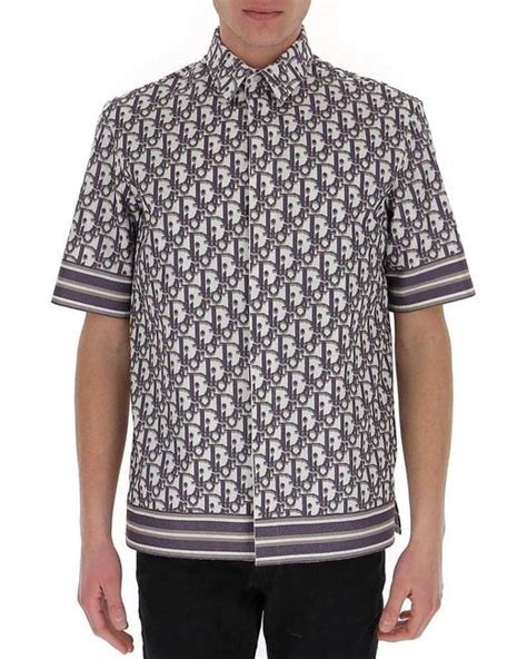 dior button up shirt men's|Dior short sleeve button up.